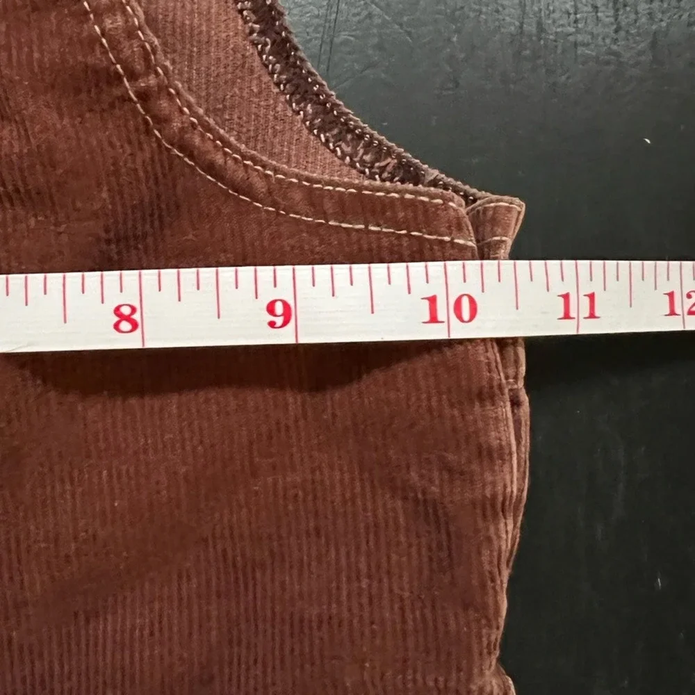Carter's Corduroy Overalls Brown Vintage Style Adjustable Straps 18M